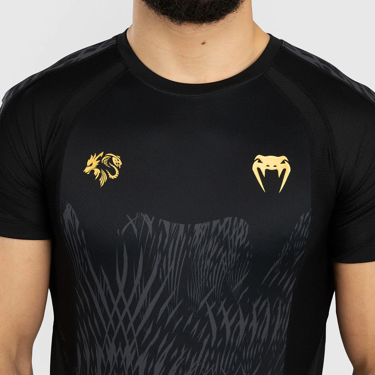 Rashguard Venum x Chimaev Wild Borz krótki rękaw Czarny  - Image 5