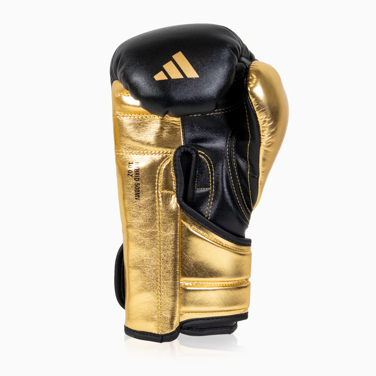 Rękawice bokserskie Adidas Hybrid 500 Pro z Rzep Czarny-złoty  - Image 3