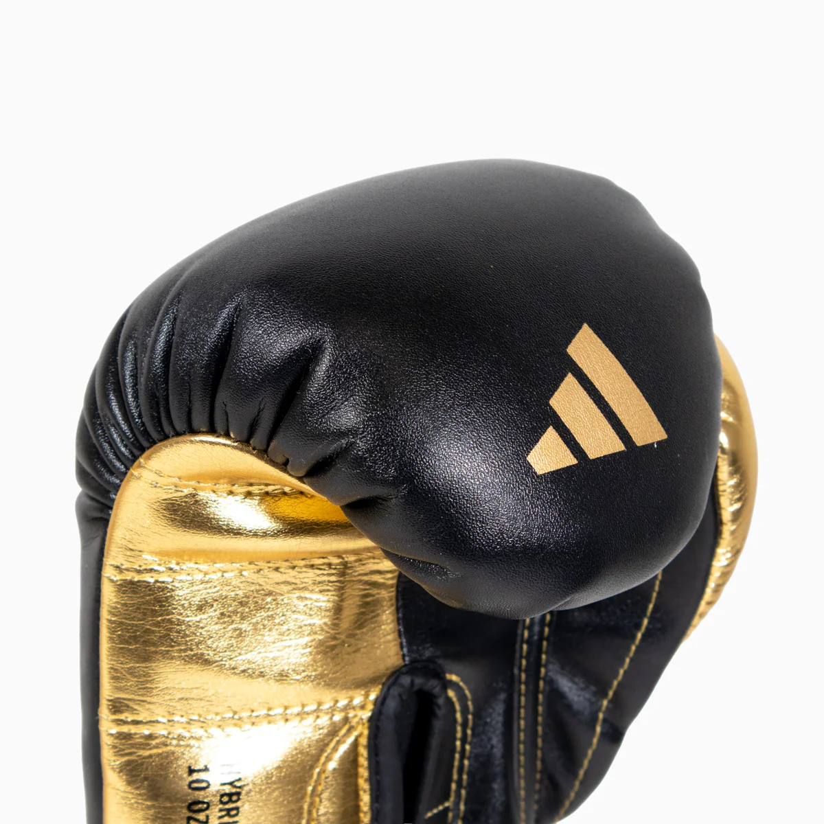 Rękawice bokserskie Adidas Hybrid 500 Pro z Rzep Czarny-złoty  - Image 9