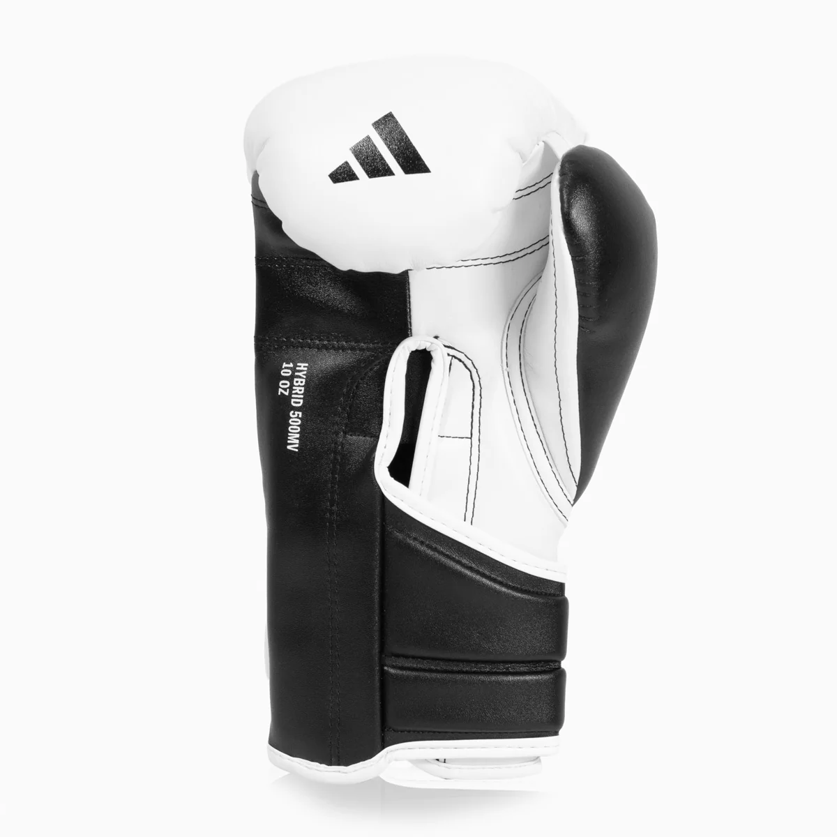 Rękawice bokserskie Adidas Hybrid 500 Za i przeciw Rzep Czarny-biały  - Image 4