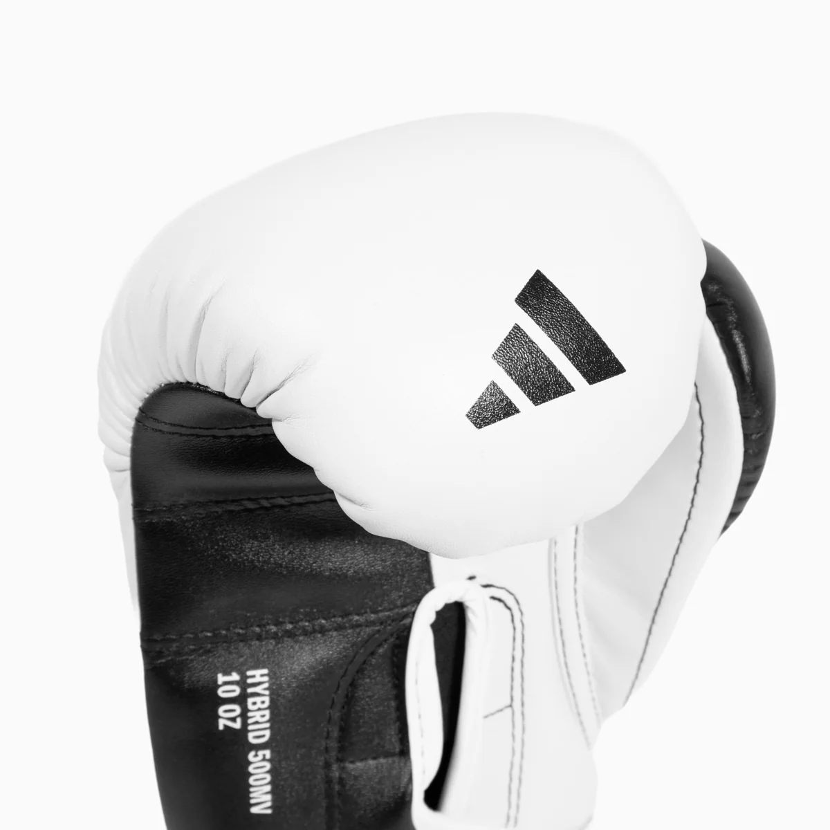 Rękawice bokserskie Adidas Hybrid 500 Za i przeciw Rzep Czarny-biały  - Image 6