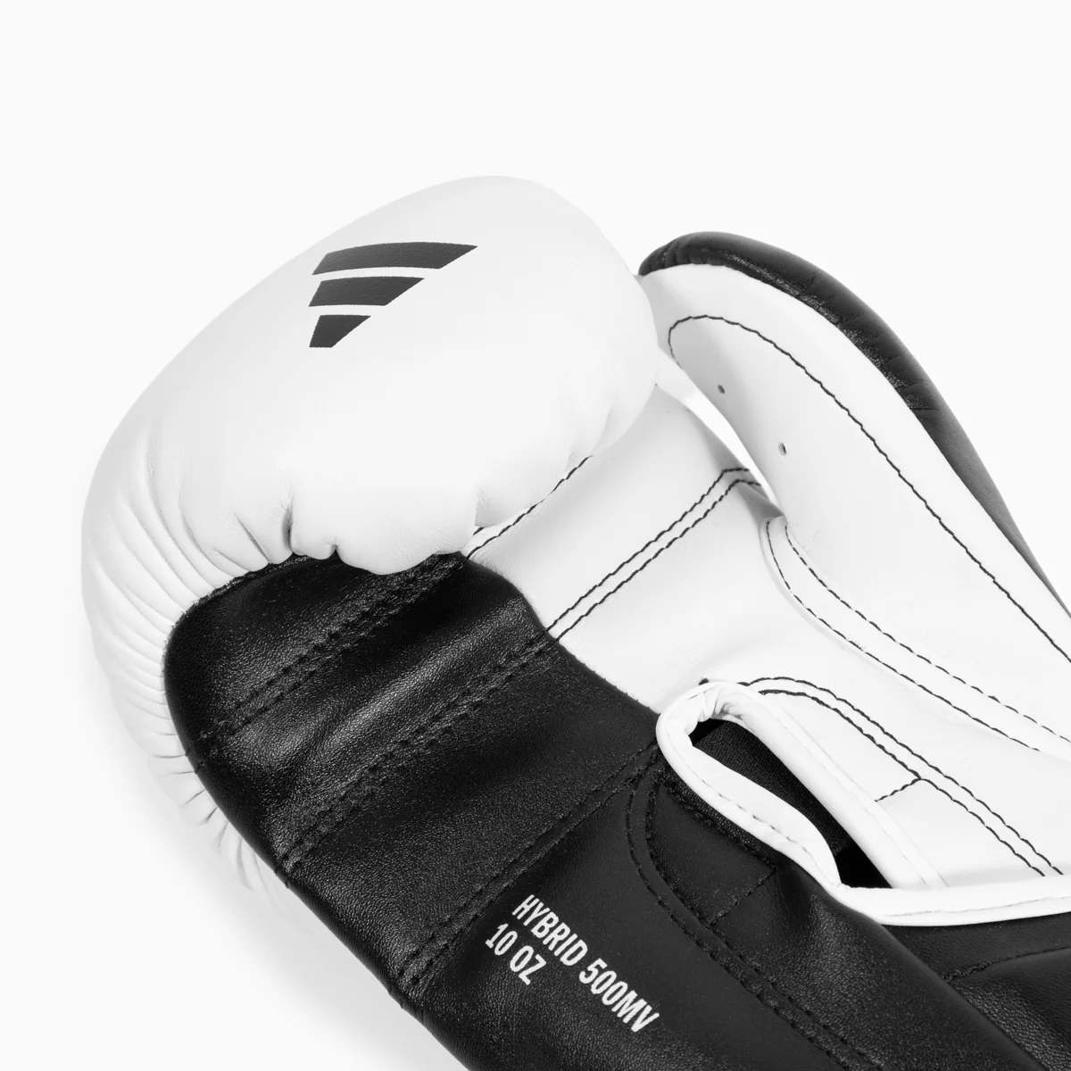 Rękawice bokserskie Adidas Hybrid 500 Za i przeciw Rzep Czarny-biały  - Image 8