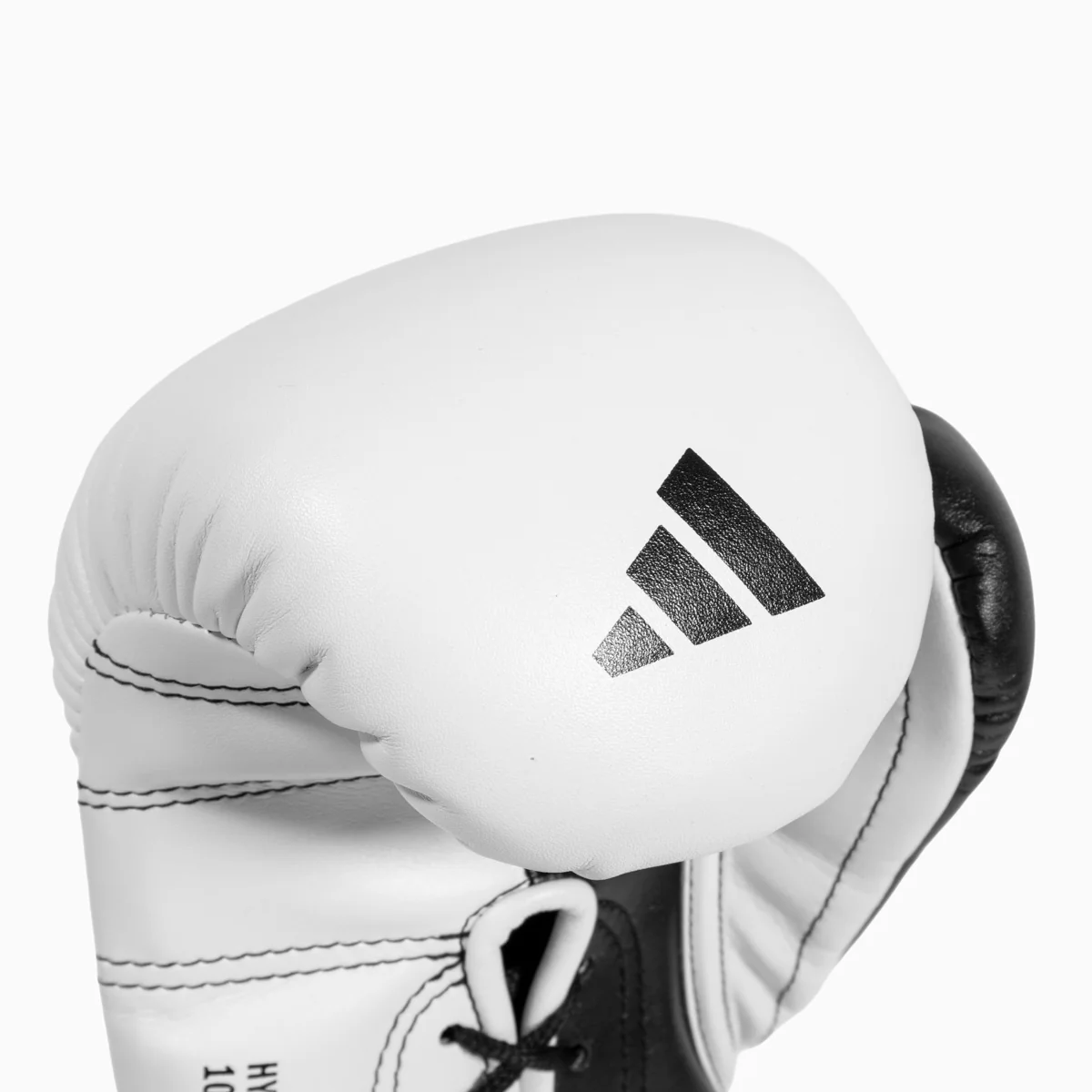 Rękawice bokserskie Adidas Hybrid 500 Za i przeciw Sznurówki Czarno-biały  - Image 7