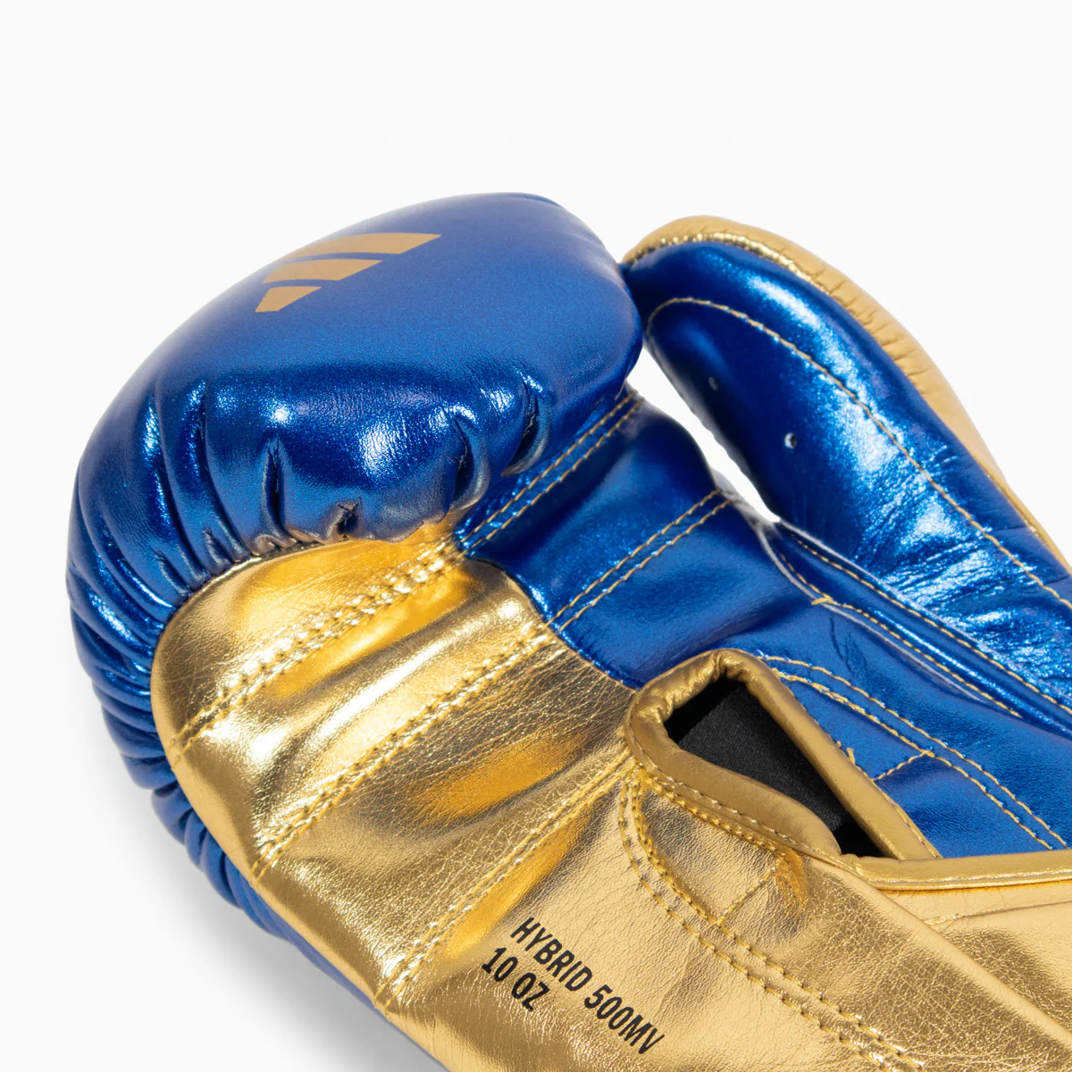 Rękawice bokserskie Adidas Hybrid 500 Za i przeciw Rzep Niebiesko-złoty  - Image 8