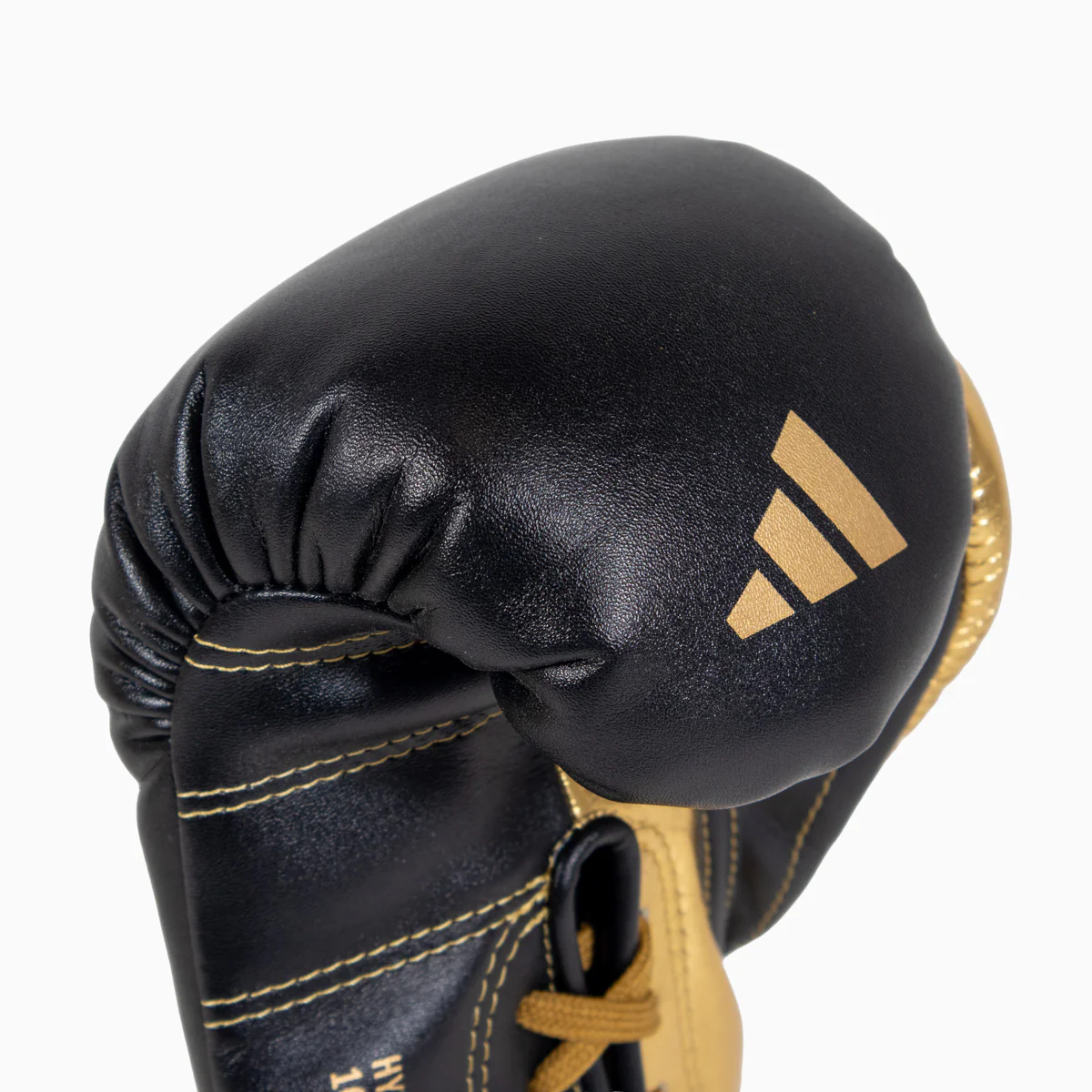 Rękawice bokserskie Adidas Hybrid 500 Plusy kontra Sznurówki Czarny-złoty  - Image 6
