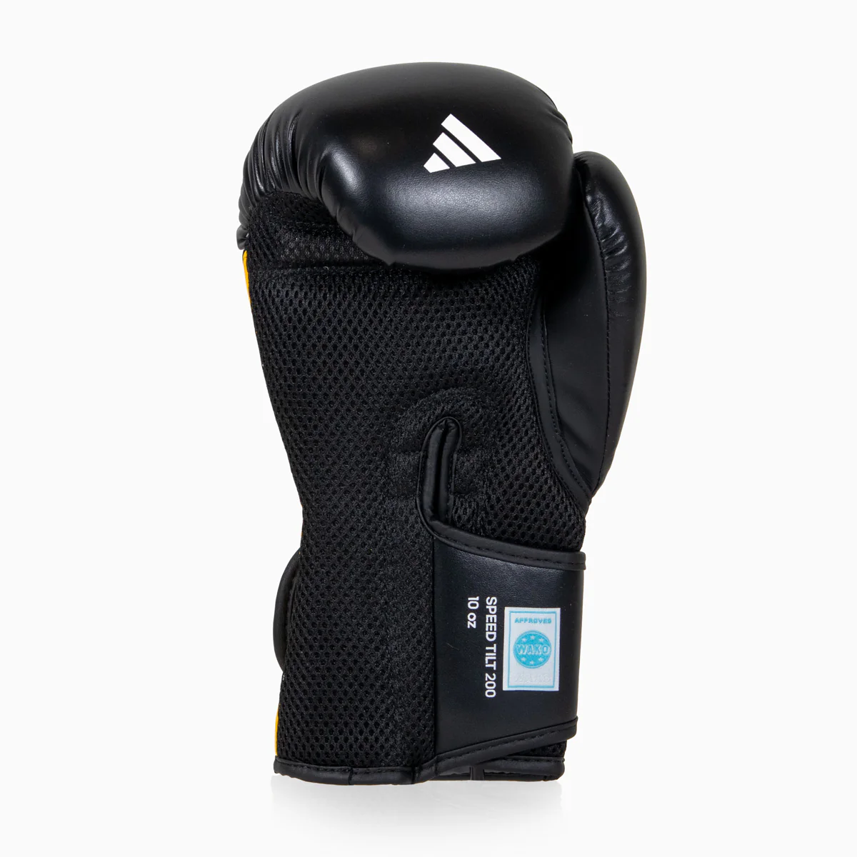 Rękawice bokserskie Adidas Speed Tilt 200 WAKO 10 Oz Czarny-żółty-biały  - Image 3