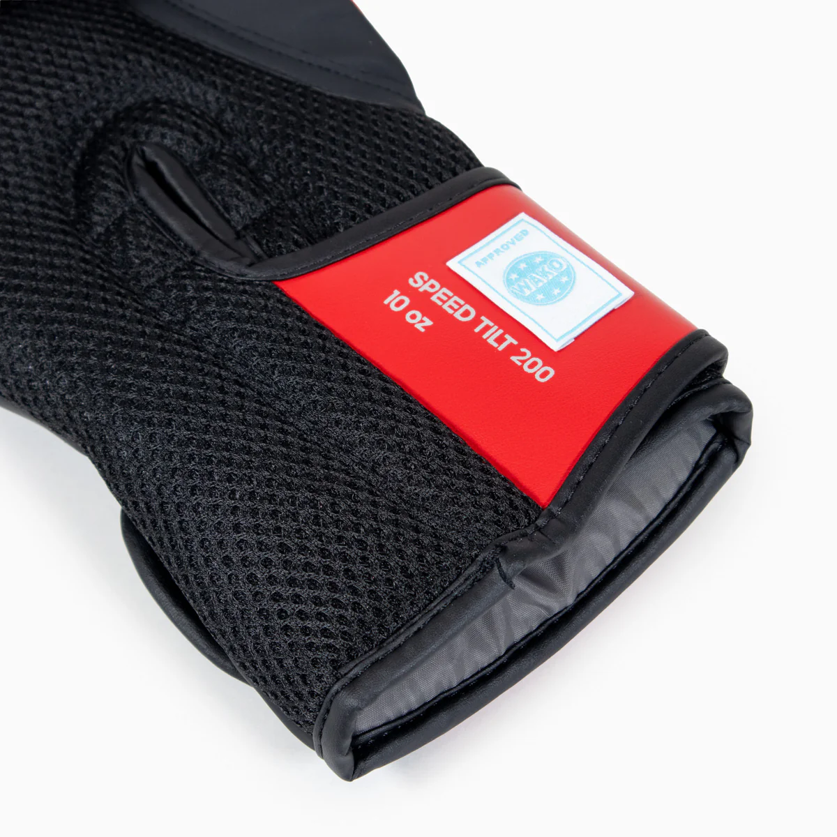 Rękawice bokserskie Adidas Speed Tilt 200 WAKO 10 Oz Czerwono-czarno-srebrny  - Image 9