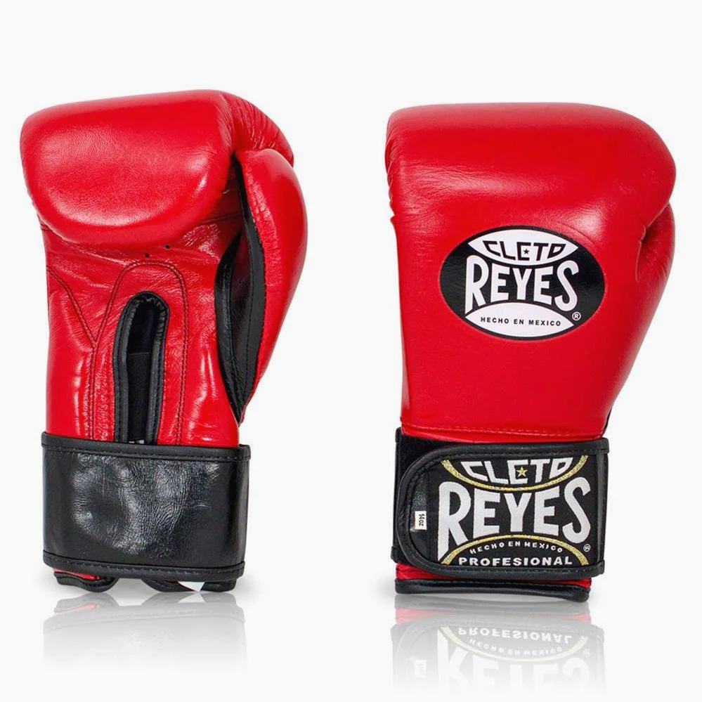 Rękawice bokserskie Cleto Reyes Dodatkowa wyściółka CE8 Czerwono-czarna  - Image 2