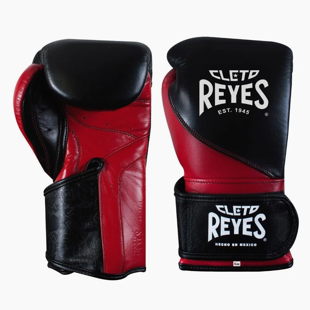 Rękawice bokserskie Cleto Reyes High Precision Trening CE7 Czarny-Czerwony  - Image 2