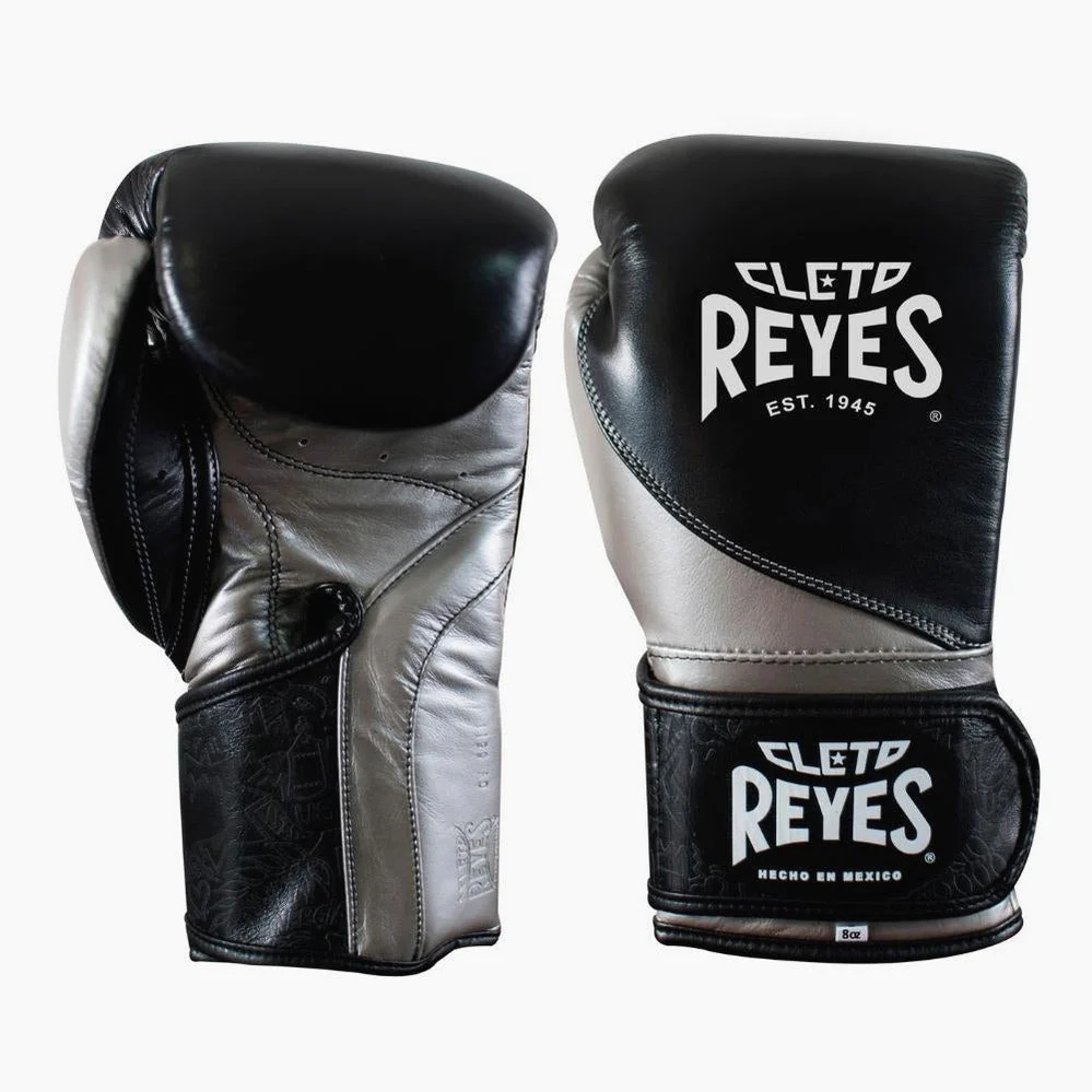 Rękawice bokserskie Cleto Reyes High Precision Szkolenie CE7 Czarny-Srebrny  - Image 2
