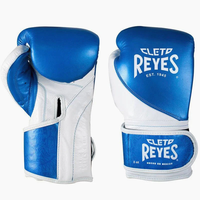 Rękawice bokserskie Cleto Reyes High Precision Trening CE7 Niebiesko-biały  - Image 2