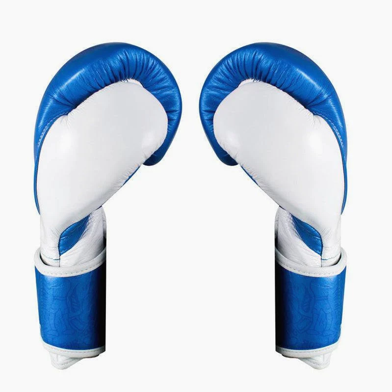 Rękawice bokserskie Cleto Reyes High Precision Trening CE7 Niebiesko-biały  - Image 3