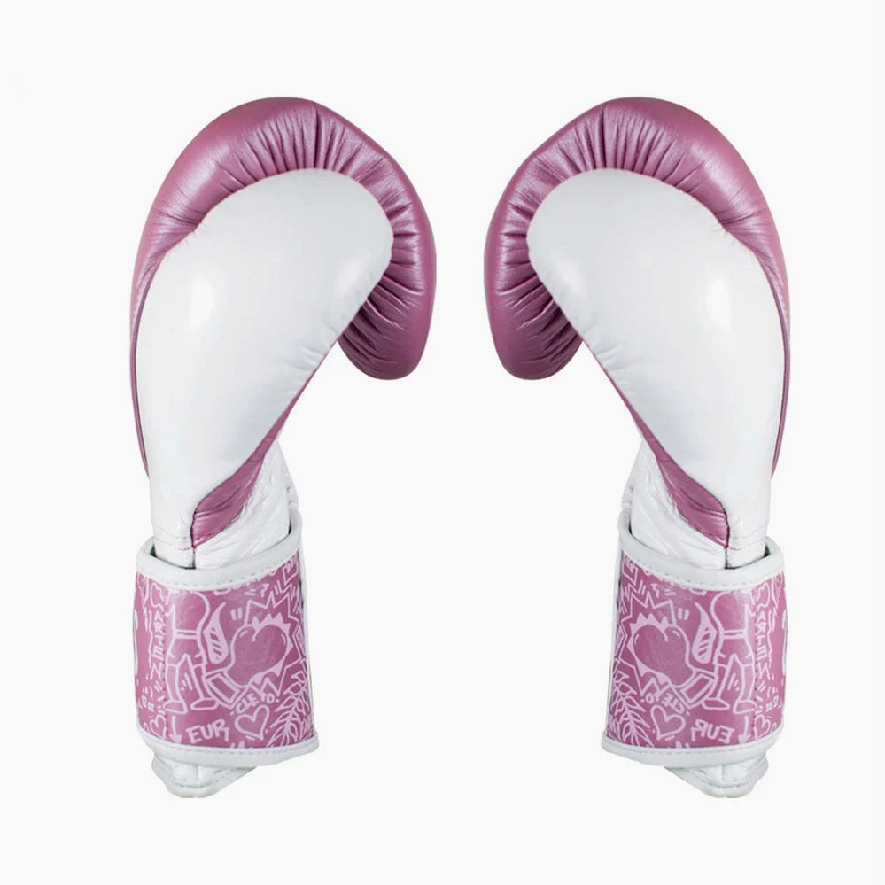 Rękawice bokserskie Cleto Reyes High Precision Szkolenie CE7 Różowo-biały  - Image 2