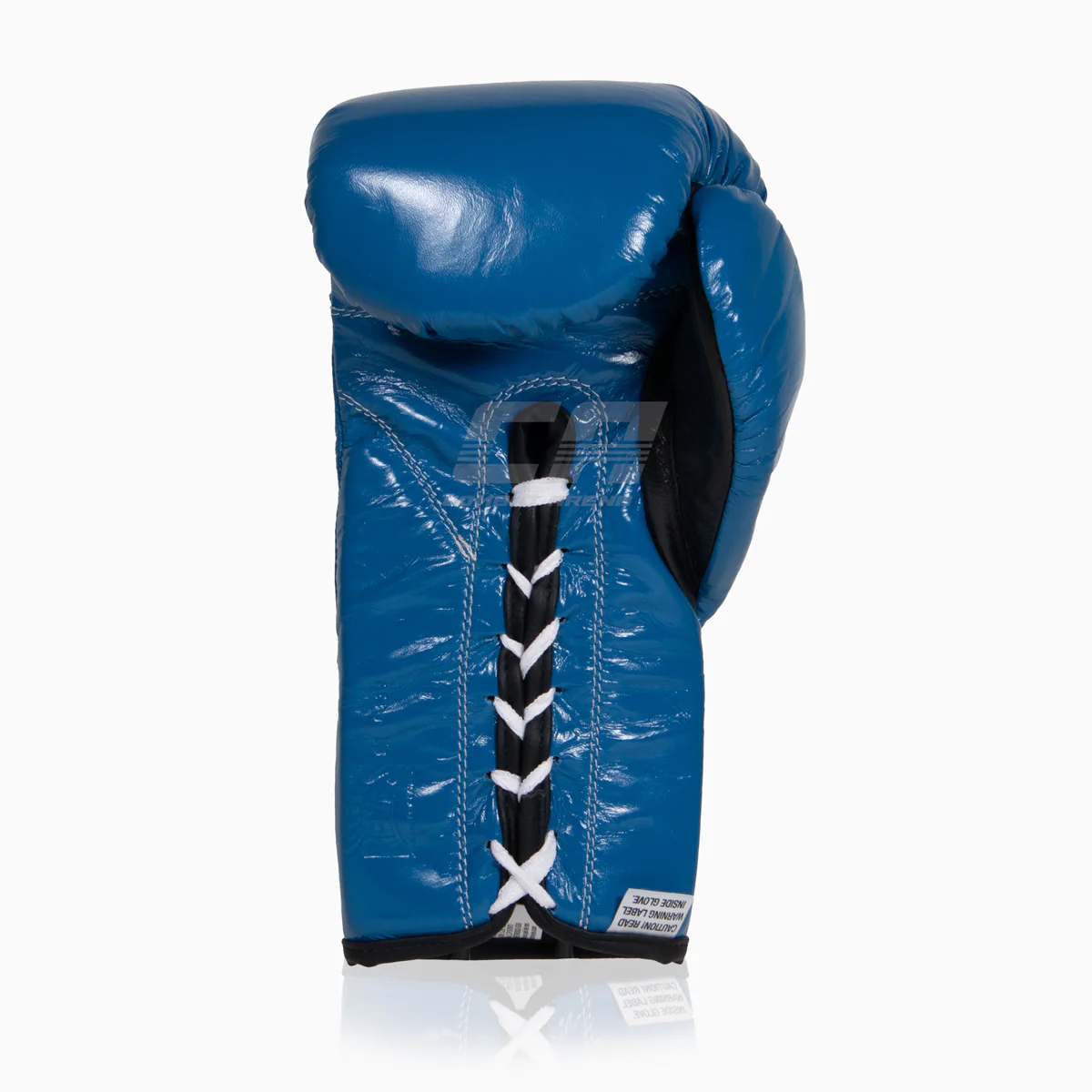 Rękawice bokserskie Cleto Reyes Professional CB2 niebiesko-czarny z Sznurówki  - Image 2