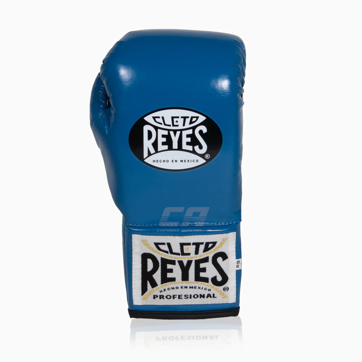 Rękawice bokserskie Cleto Reyes Professional CB2 niebiesko-czarny z Sznurówki  - Image 4