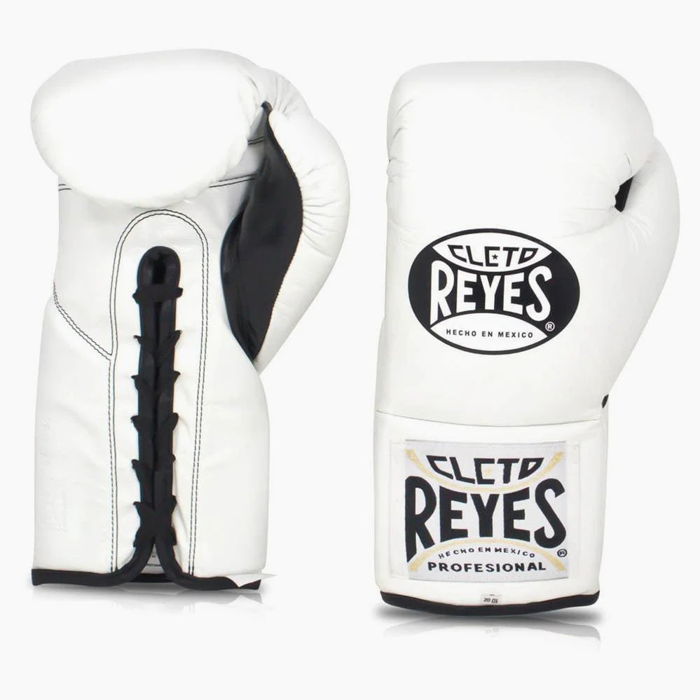Rękawice bokserskie Cleto Reyes Professional CB2 Biały z Sznurówki  - Image 2
