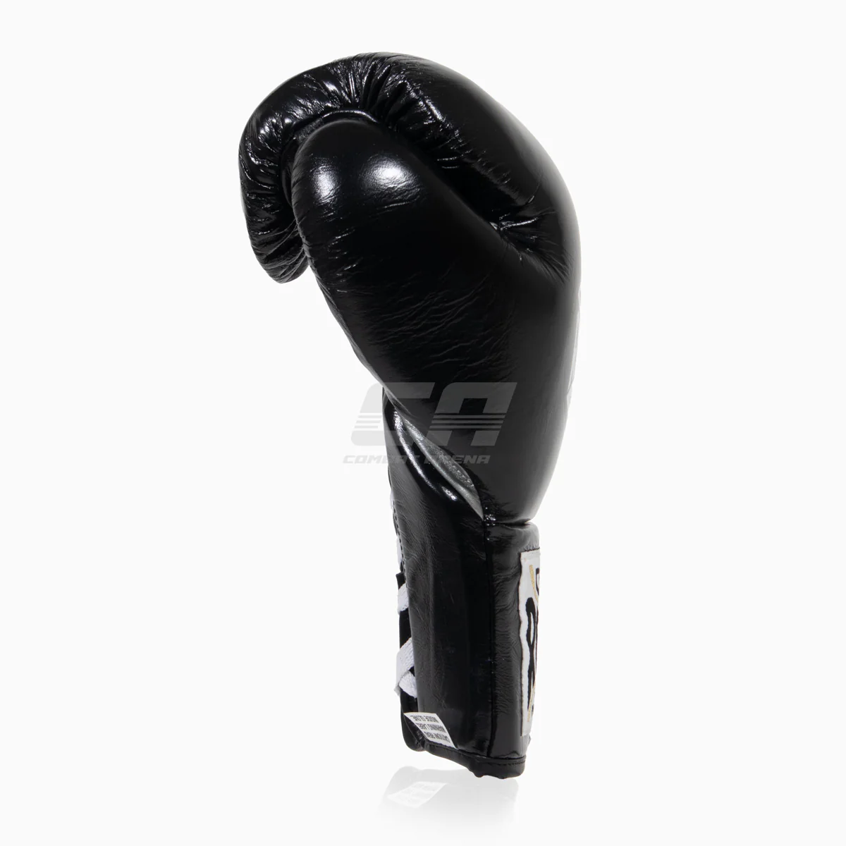 Rękawice bokserskie Cleto Reyes Professional CB2 Czarny-Srebrny z Sznurówki  - Image 4