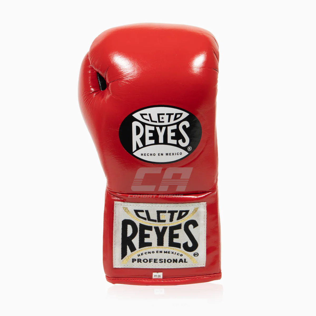 Rękawice bokserskie Cleto Reyes Professional CB2 Czerwono-Czarny z Sznurówki  - Image 2