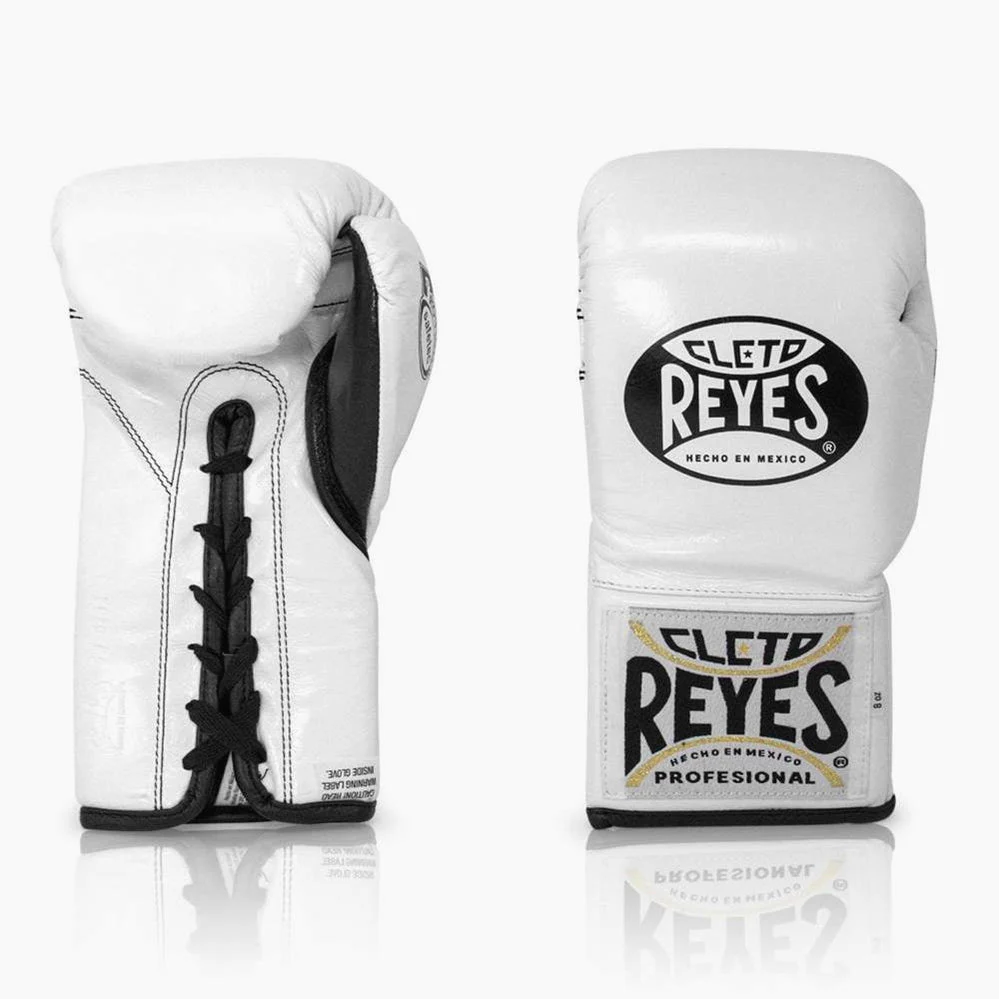 Rękawice bokserskie Cleto Reyes Safetec CB4 Biały z Sznurówki  - Image 2
