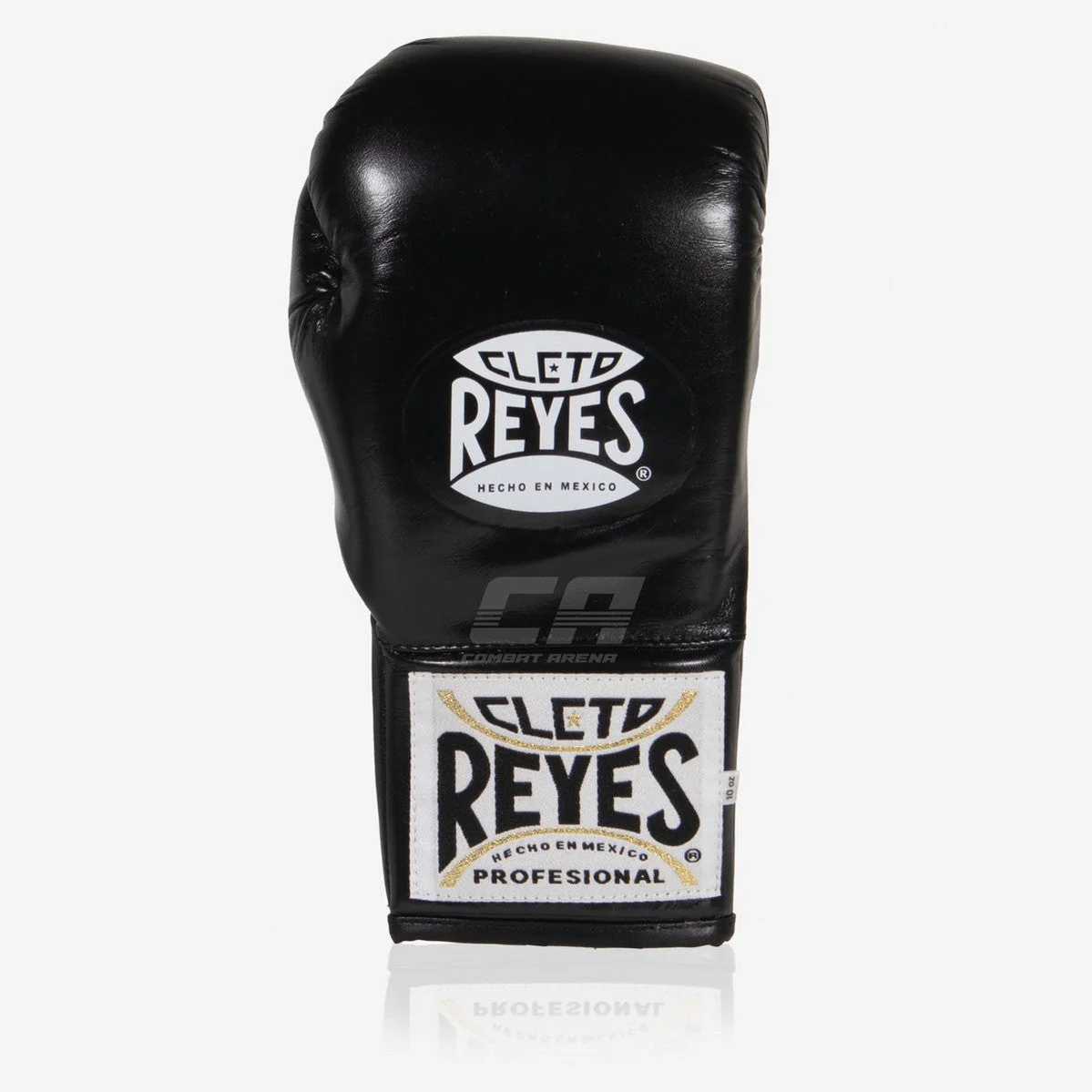 Rękawice bokserskie Cleto Reyes Safetec CB4 Czarny-srebrny z Sznurówki  - Image 2