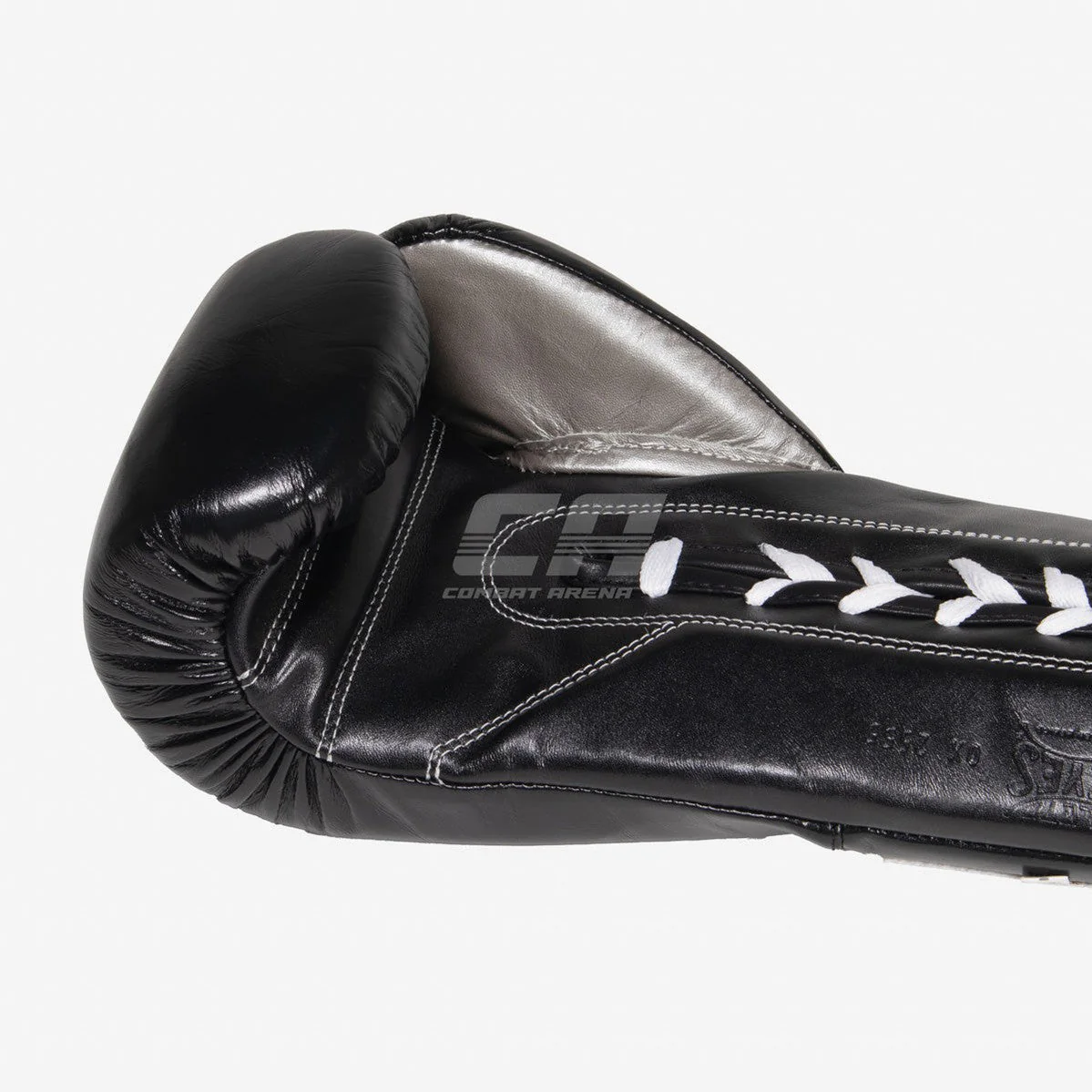 Rękawice bokserskie Cleto Reyes Safetec CB4 Czarny-srebrny z Sznurówki  - Image 7
