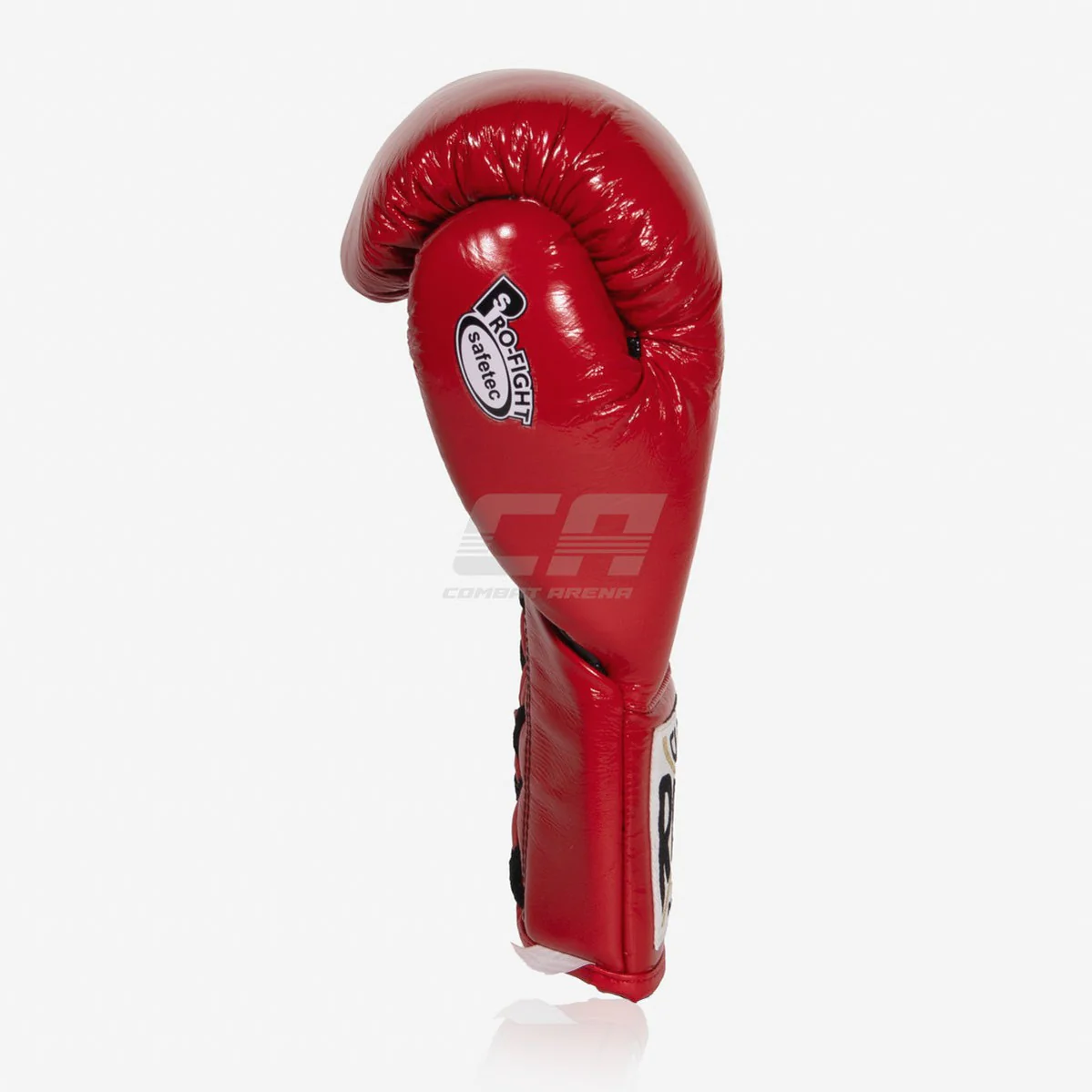 Rękawice bokserskie Cleto Reyes Safetec CB4 Czerwono-czarny z Sznurówki  - Image 2