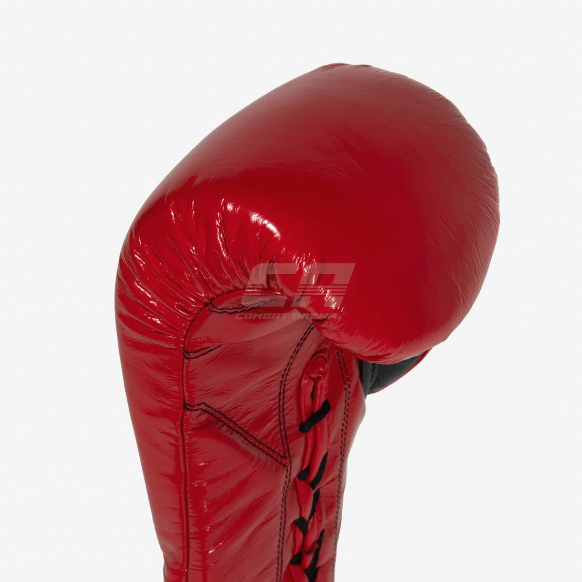 Rękawice bokserskie Cleto Reyes Safetec CB4 Czerwono-czarny z Sznurówki  - Image 5