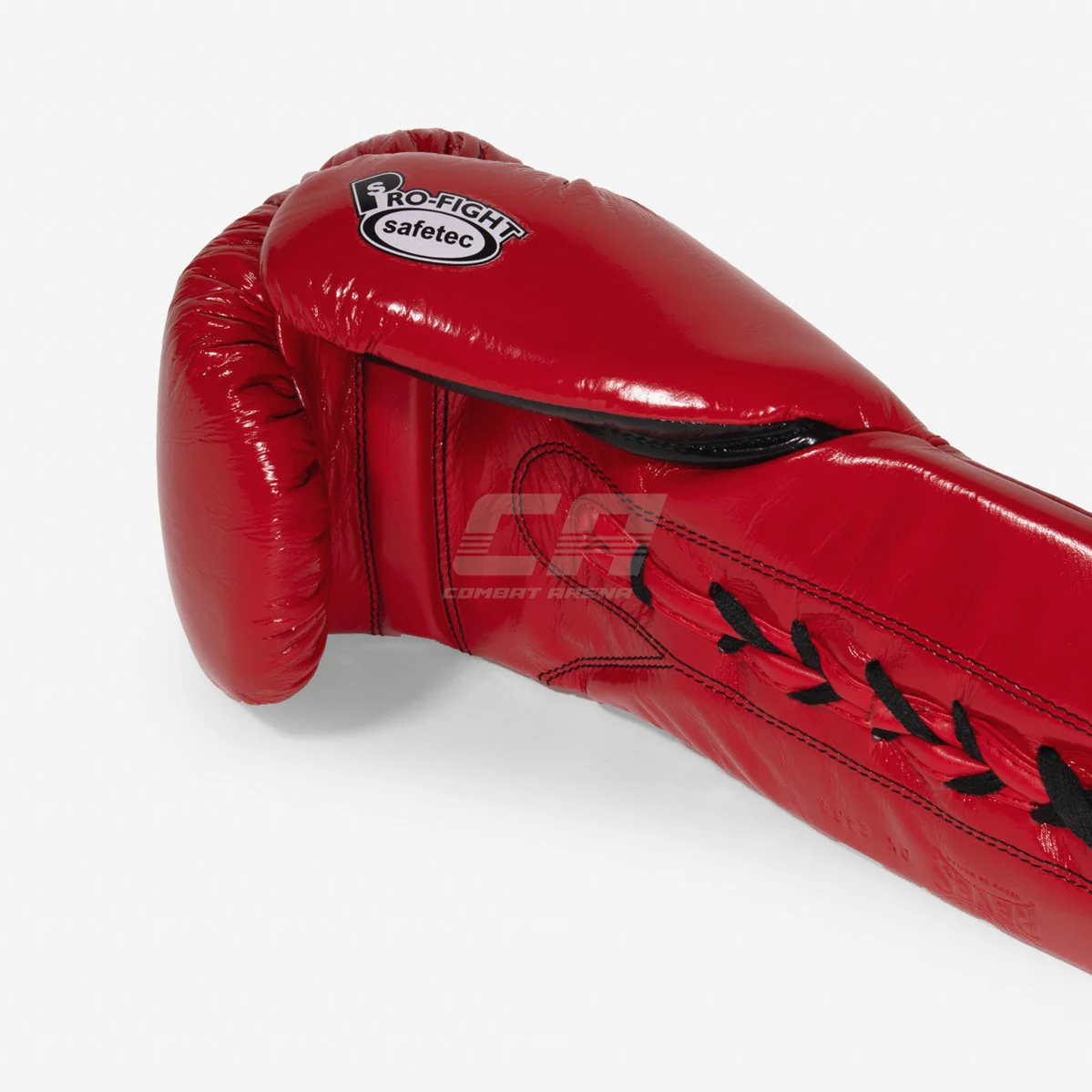 Rękawice bokserskie Cleto Reyes Safetec CB4 Czerwono-czarny z Sznurówki  - Image 8