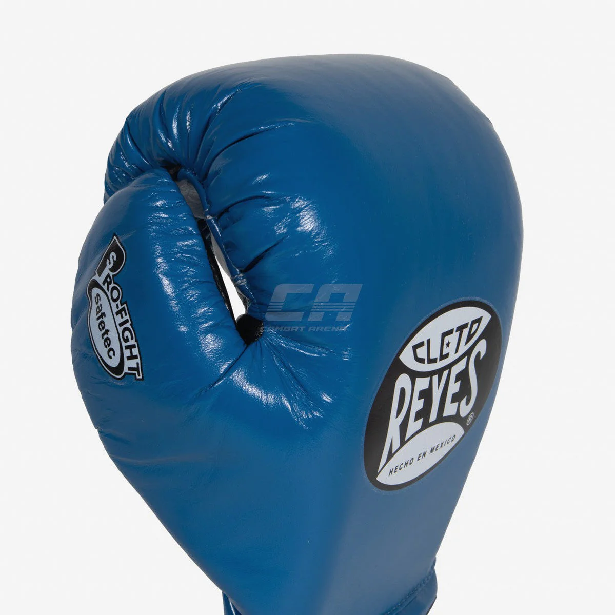 Rękawice bokserskie Cleto Reyes Safetec CB4 Niebiesko-czarny z Sznurówki  - Image 5