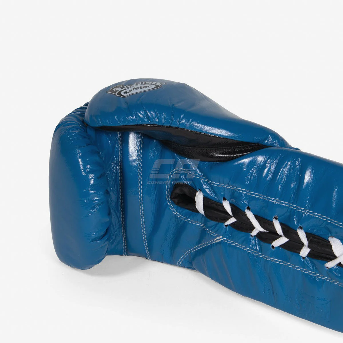 Rękawice bokserskie Cleto Reyes Safetec CB4 Niebiesko-czarny z Sznurówki  - Image 7
