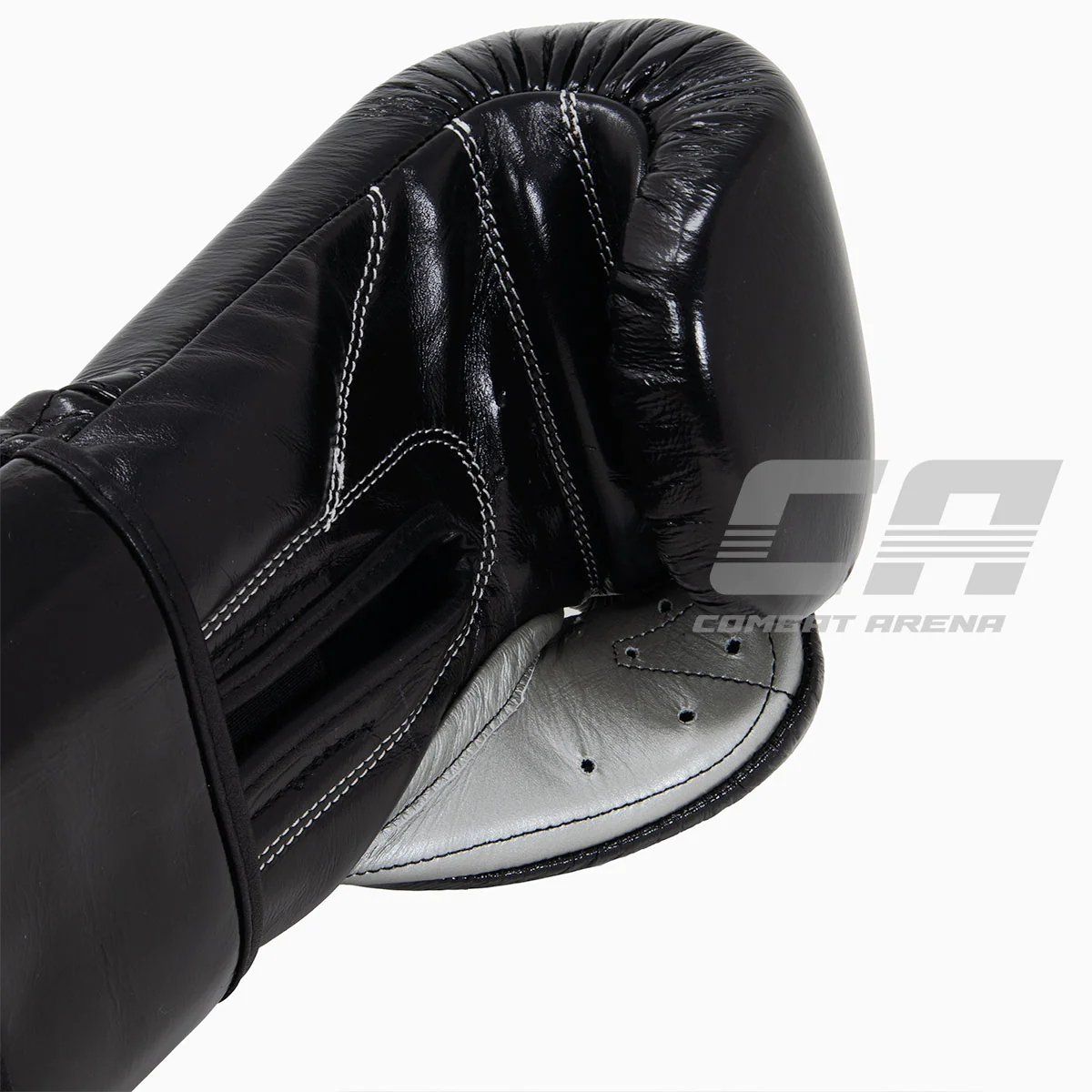 Rękawice bokserskie Cleto Reyes Sparring CE6 Czarny-Srebrny  - Image 12