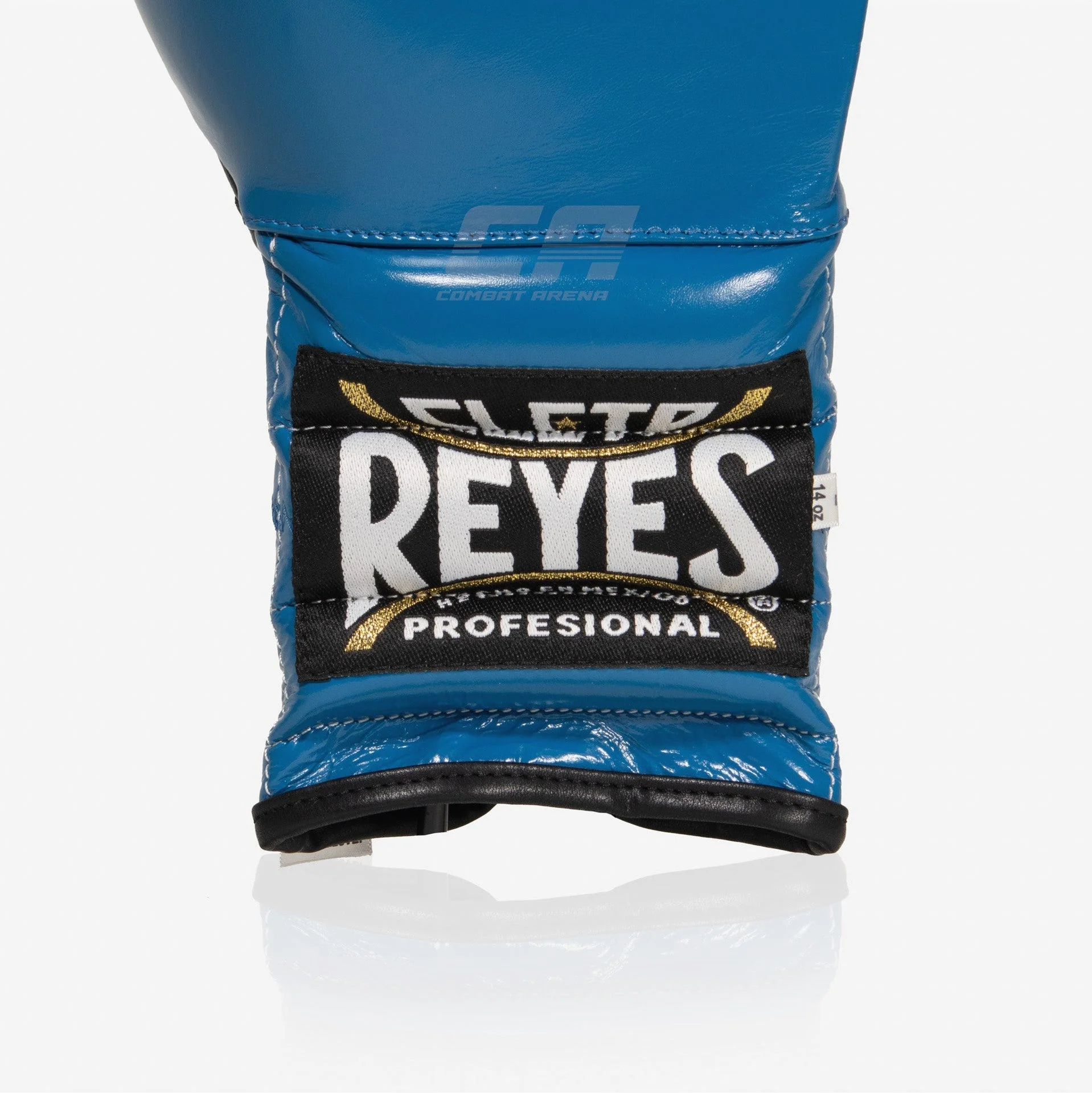 Rękawice bokserskie Cleto Reyes Traditional Training CE4 Niebiesko-czarny z Sznurówki  - Image 5
