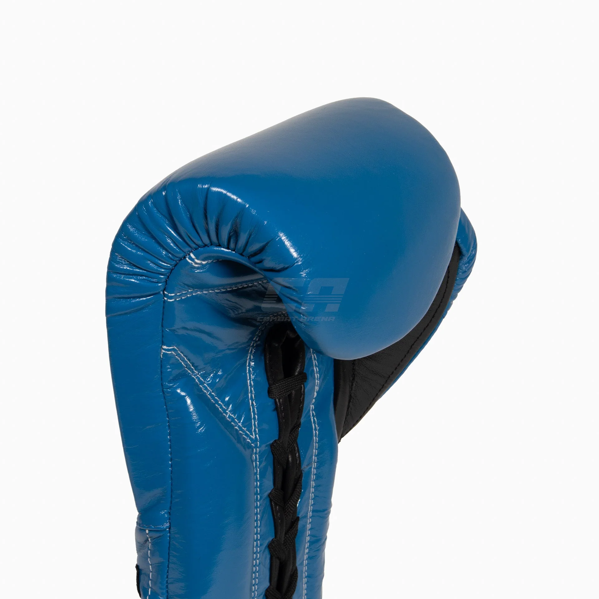 Rękawice bokserskie Cleto Reyes Traditional Training CE4 Niebiesko-czarny z Sznurówki  - Image 7