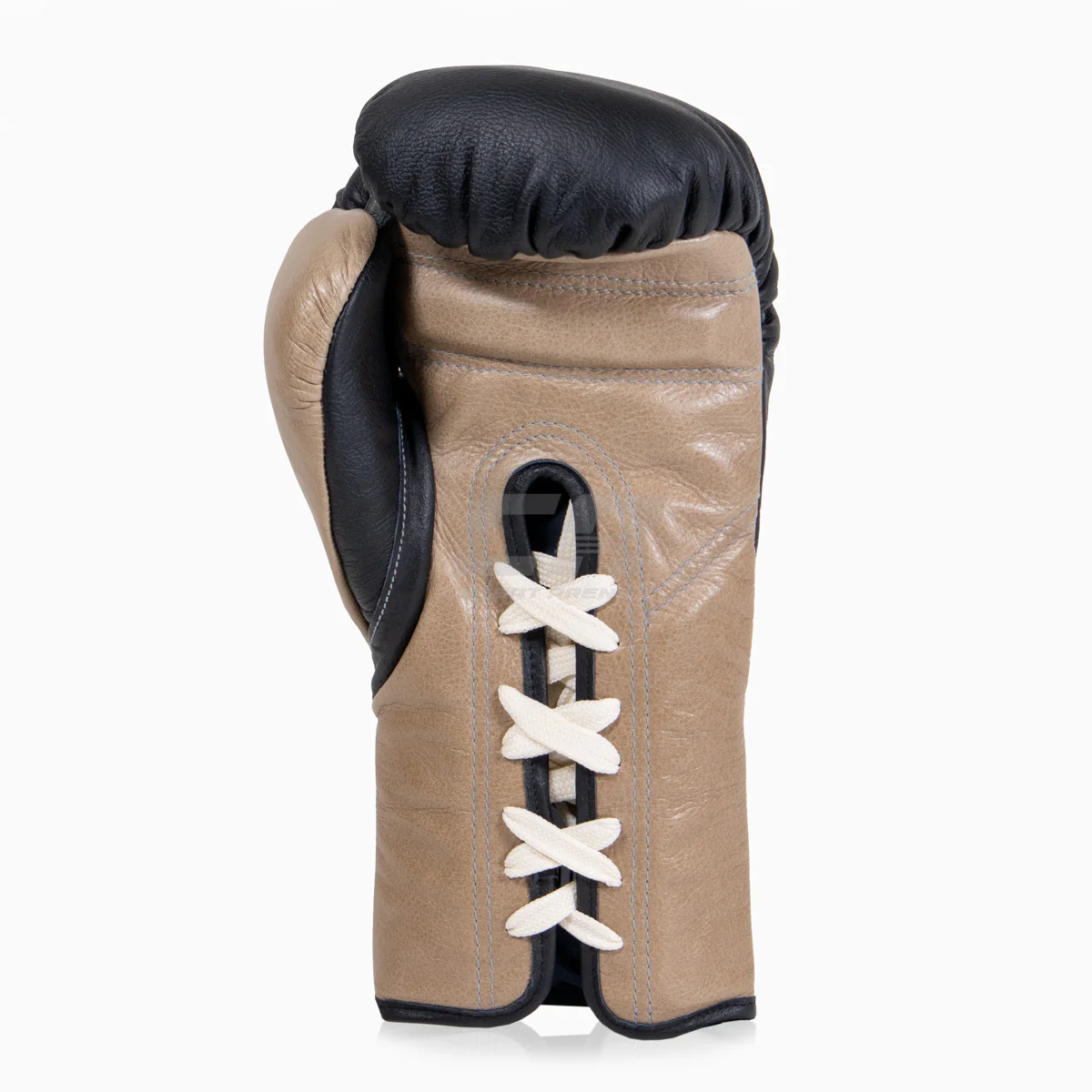 Rękawice bokserskie Di Nardo z Sznurówki Czarny-Beżowy 12 oz  - Image 4