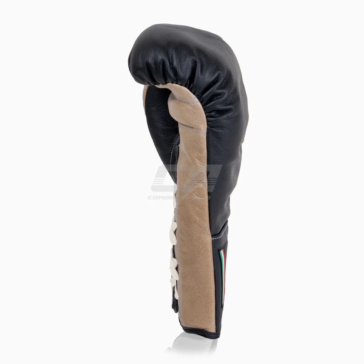 Rękawice bokserskie Di Nardo z Sznurówki Czarny-Beżowy 12 oz  - Image 5
