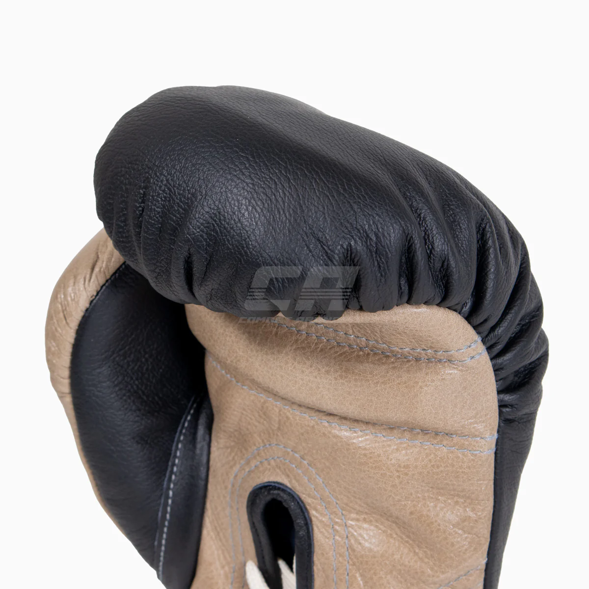 Rękawice bokserskie Di Nardo z Sznurówki Czarny-Beżowy 12 oz  - Image 6
