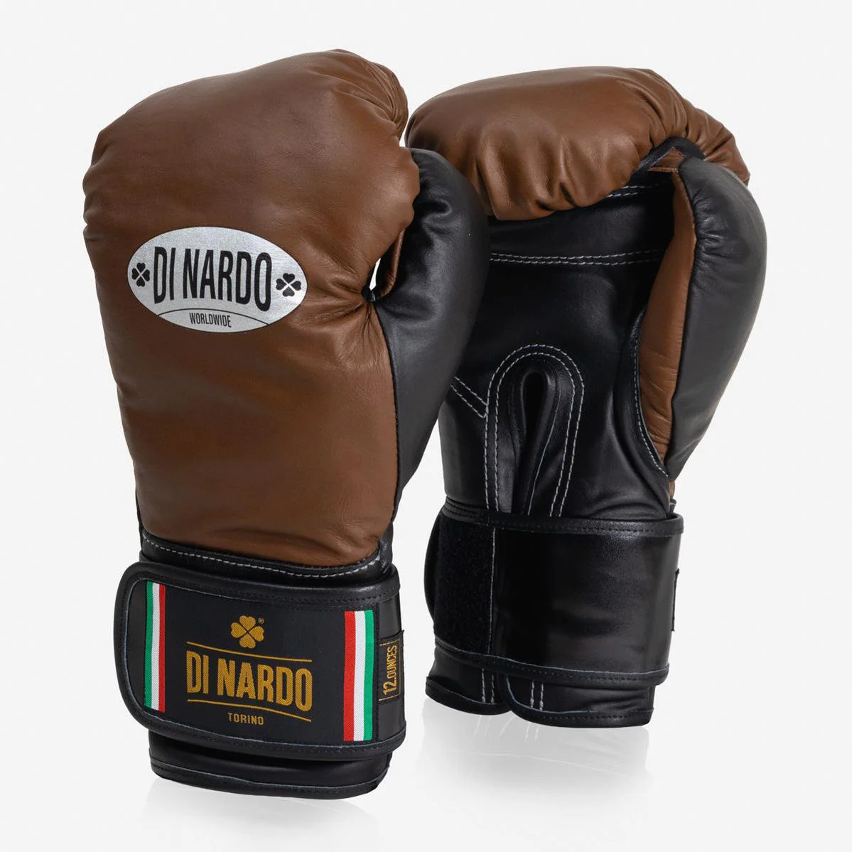 Rękawice bokserskie Di Nardo z Rzep 12 Oz Brązowo-czarny  - Image 2