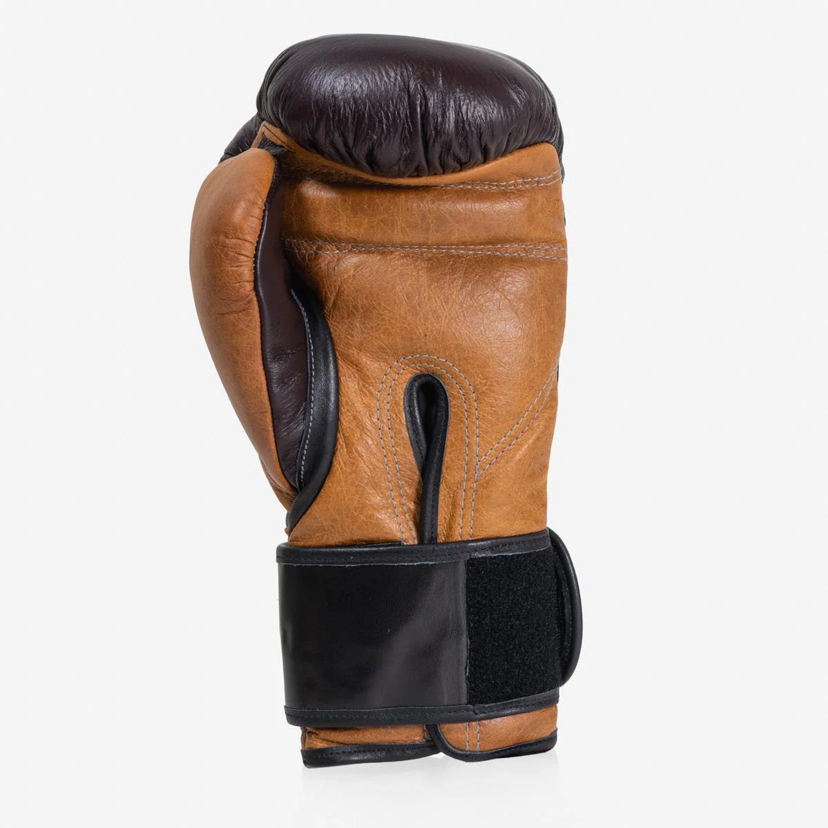 Rękawice bokserskie Di Nardo z Rzep 12 Oz Burgund-cognac-vintage  - Image 5