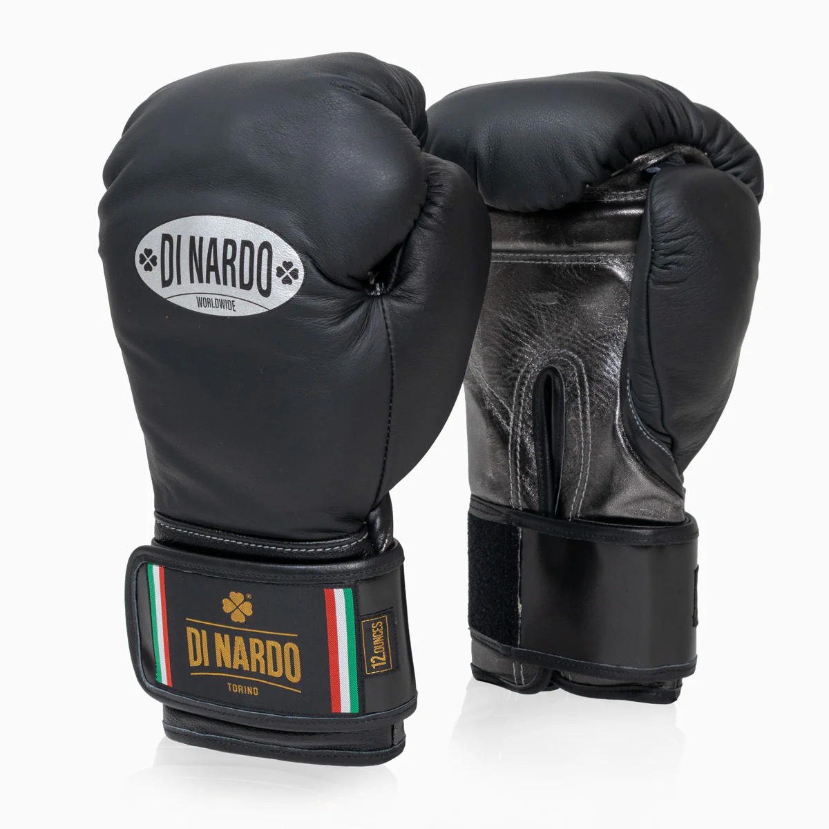 Rękawice bokserskie Di Nardo z Rzep 12 Oz Czarno-ciemnosrebrny  - Image 2