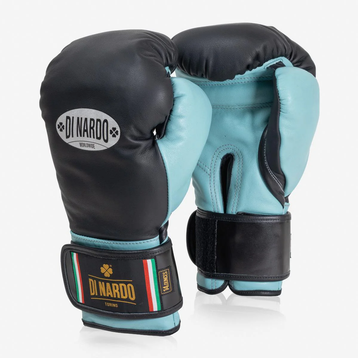 Rękawice bokserskie Di Nardo z Rzep 14 Oz Czarny-woda  - Image 2