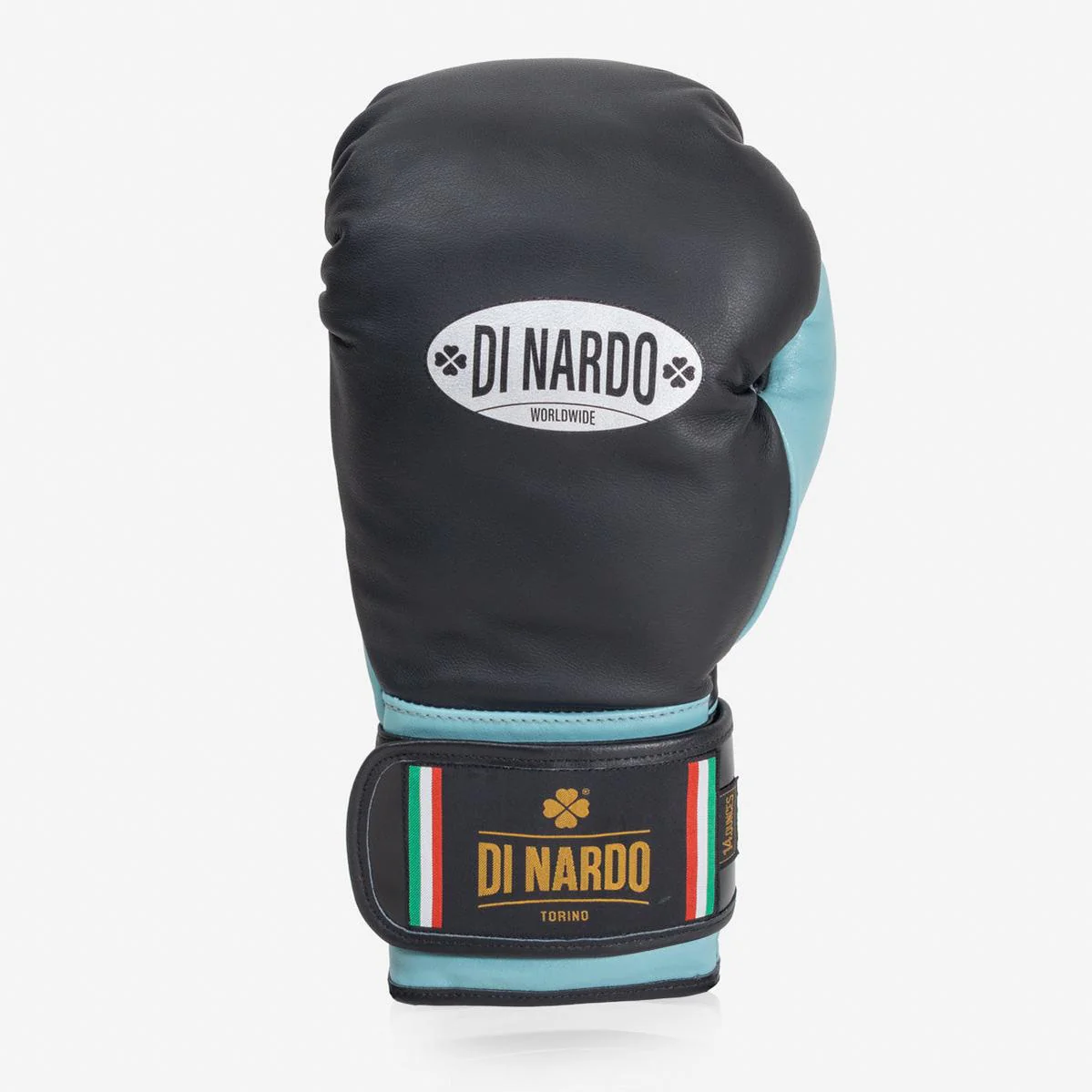 Rękawice bokserskie Di Nardo z Rzep 14 Oz Czarny-woda  - Image 4
