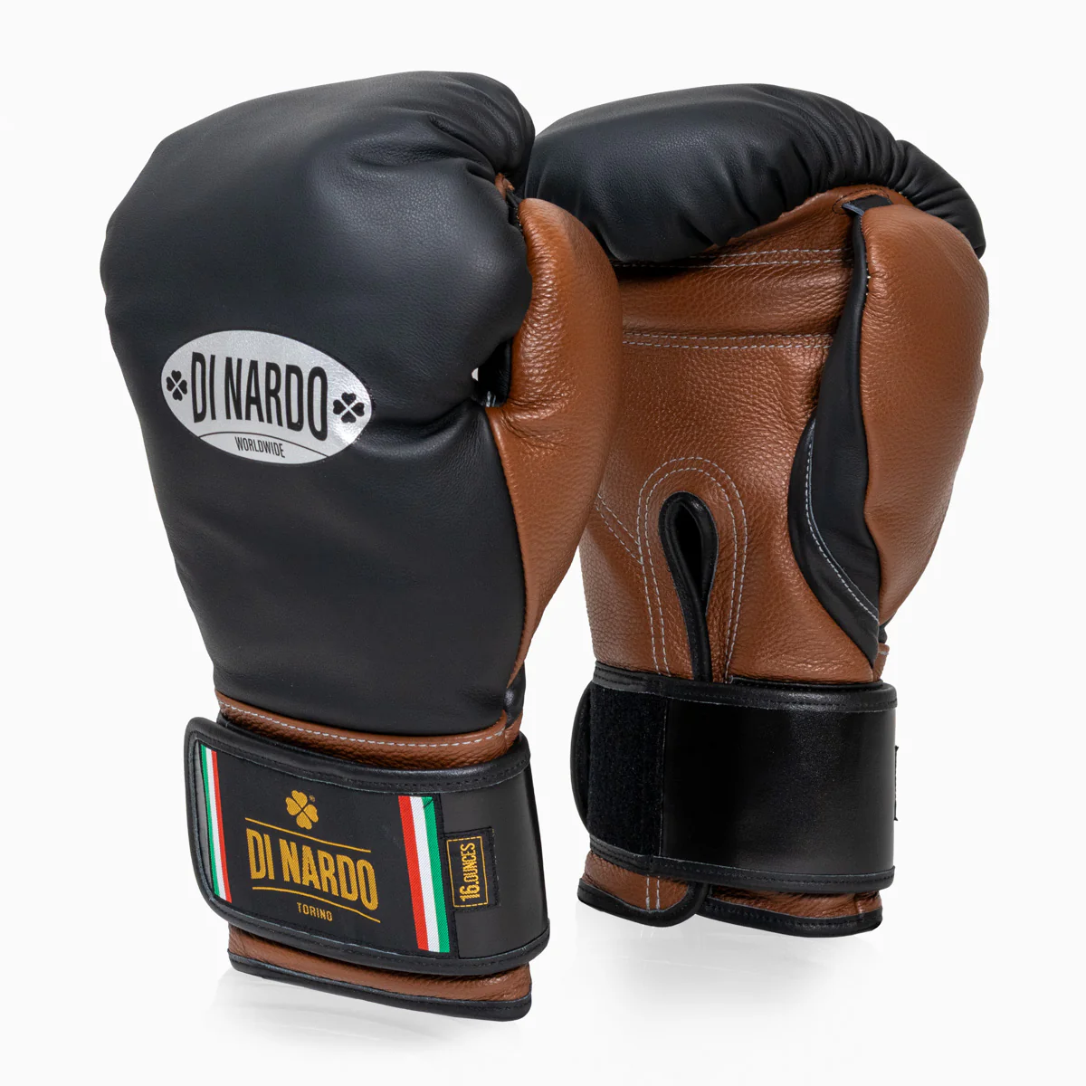 Rękawice bokserskie Di Nardo z Rzep 16 Oz Czarno-brązowy  - Image 2