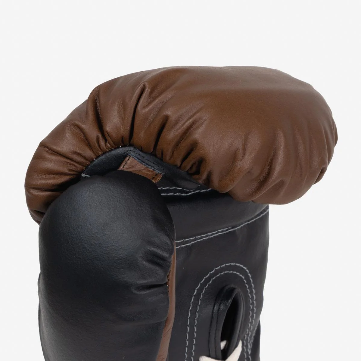 Rękawice bokserskie Di Nardo z Sznurówki 12 Oz Brązowo-czarny  - Image 7