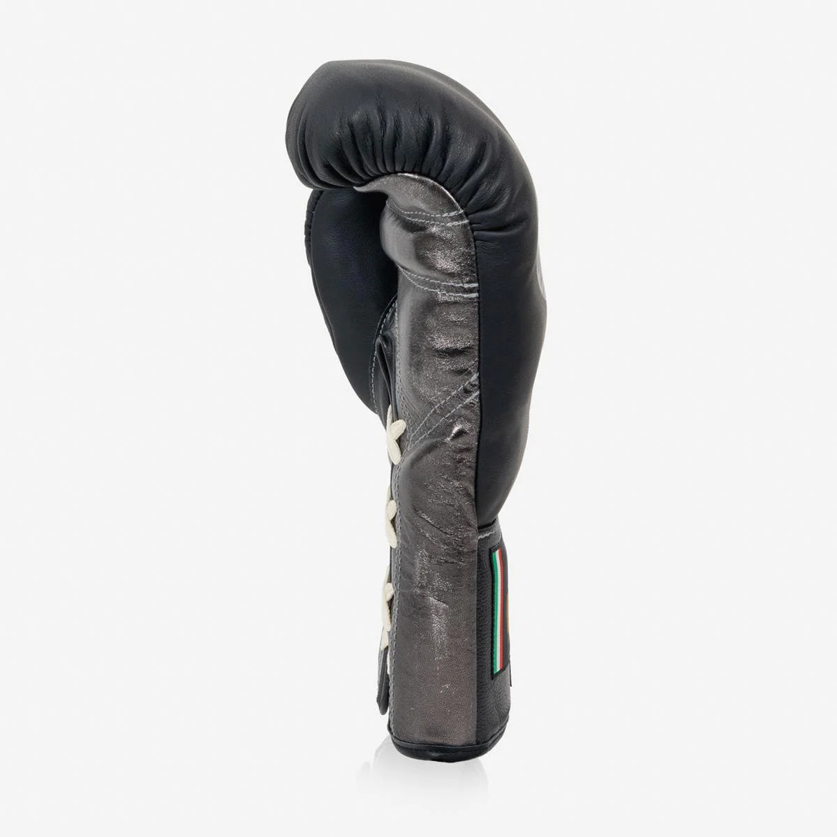 Rękawice bokserskie Di Nardo z Sznurówki 12 Oz Czarno-ciemnosrebrny  - Image 4