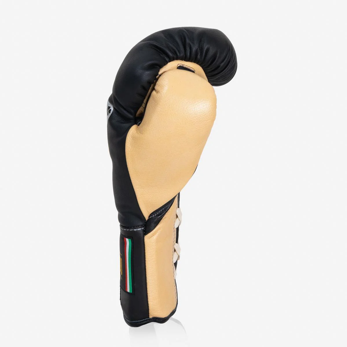 Rękawice bokserskie Di Nardo z Sznurówki 12 Oz czarno-piaskowy  - Image 3