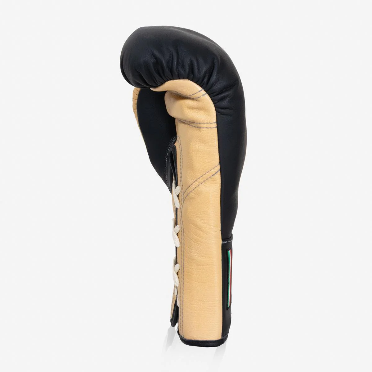 Rękawice bokserskie Di Nardo z Sznurówki 12 Oz czarno-piaskowy  - Image 6