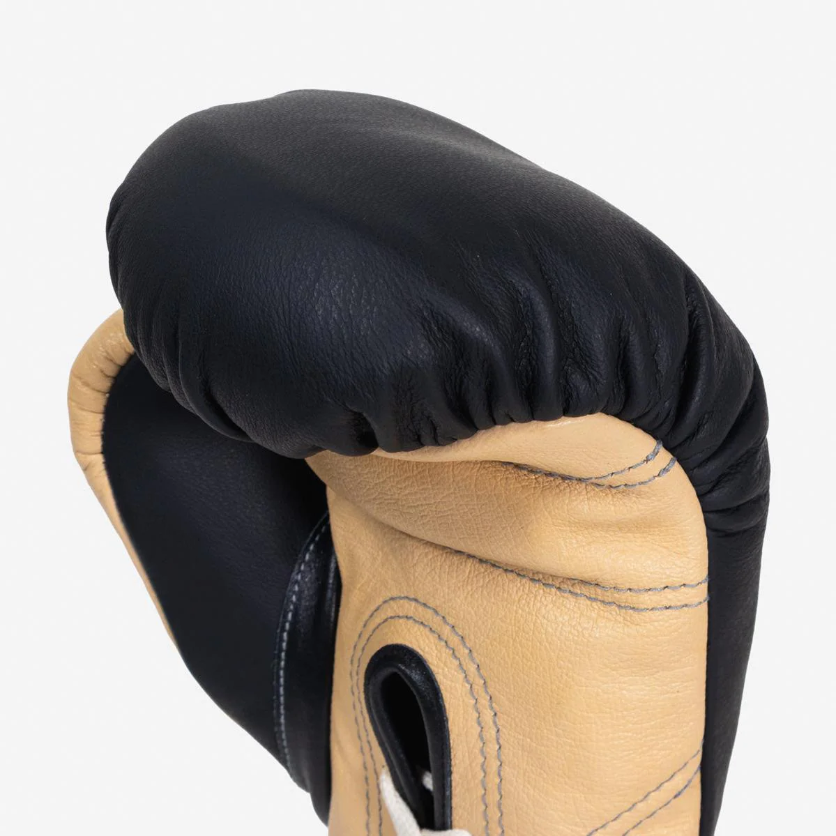 Rękawice bokserskie Di Nardo z Sznurówki 12 Oz czarno-piaskowy  - Image 8