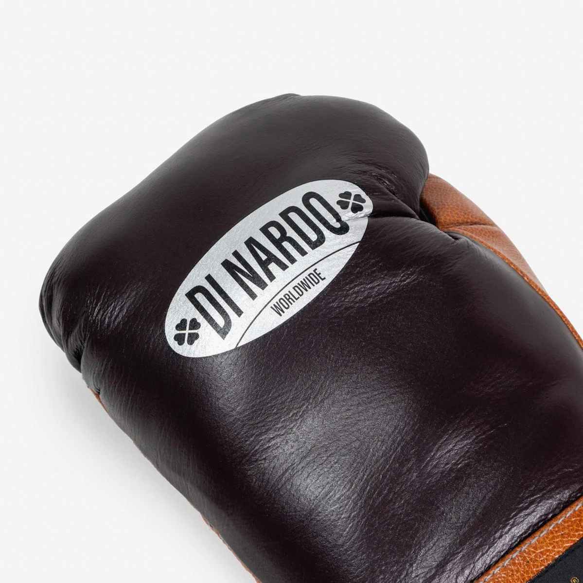 Rękawice bokserskie Di Nardo z Sznurówki 14 Oz Burgund-cognac  - Image 10