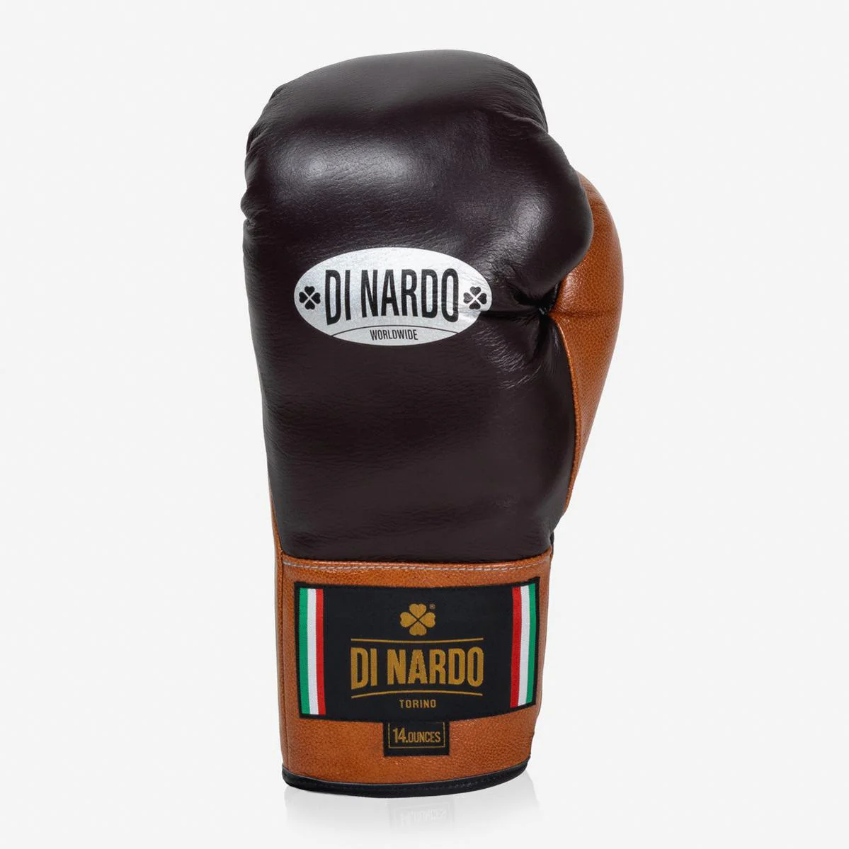 Rękawice bokserskie Di Nardo z Sznurówki 14 Oz Burgund-cognac  - Image 4