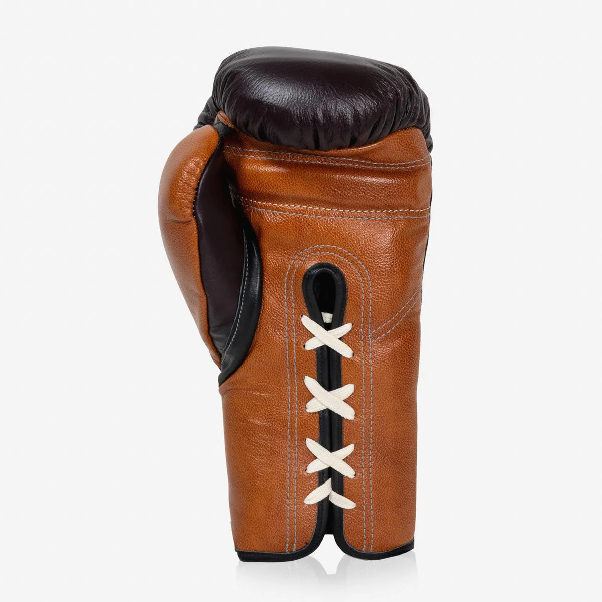 Rękawice bokserskie Di Nardo z Sznurówki 14 Oz Burgund-cognac  - Image 5